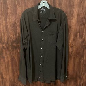 Ably Men’s button down shirt. Gray XL